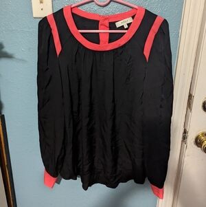 Milly Black and Pink Women's Top by